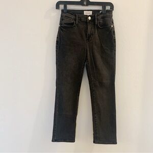 Frame Le High Straight Crop in Mardel Wash Jeans Size 26